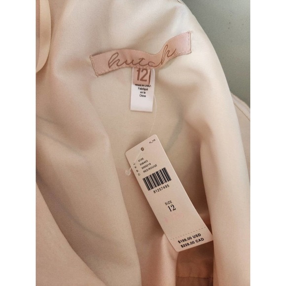 NWT Anthropologie Hutch One-Shoulder Floral Peplum Dress size 12 - Picture 8 of 11